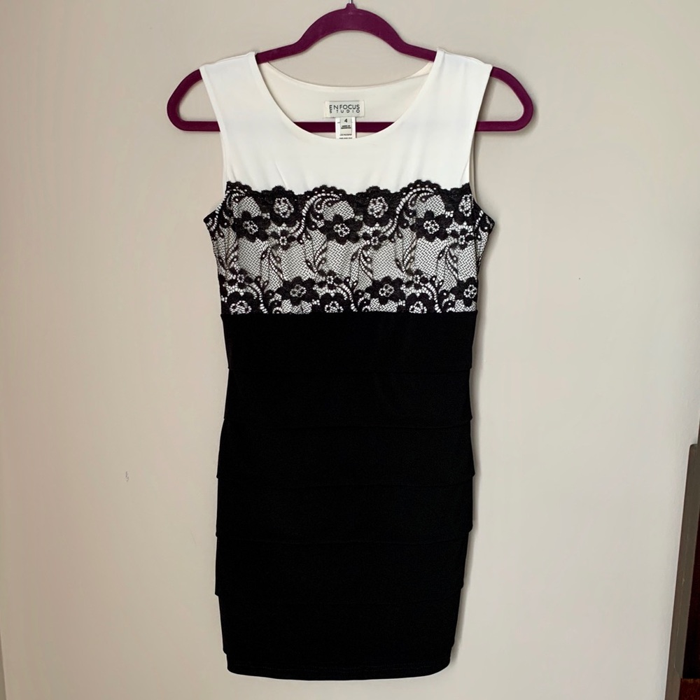 Enfocus Sleeveless Lace Dress